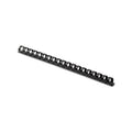 Black Plastic Comb Bindings, 120 Sheet Capacity, 100 Combs/Pack T1196