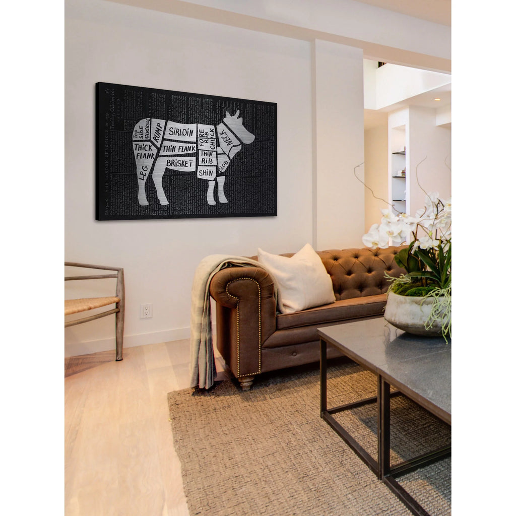 Painting Print on Brushed Aluminum Z67008
