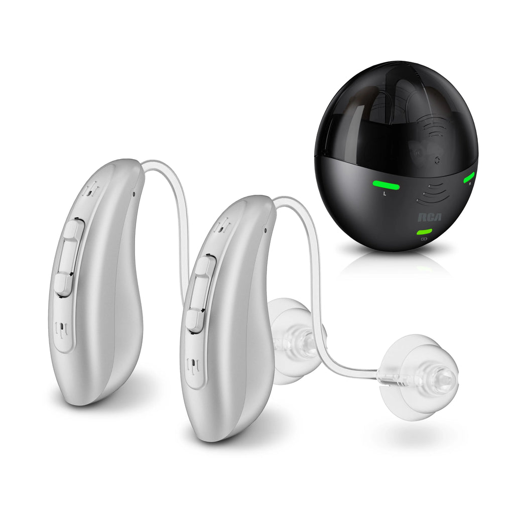 Behind-the-Ear Hearing Aids with Charging Case J52462