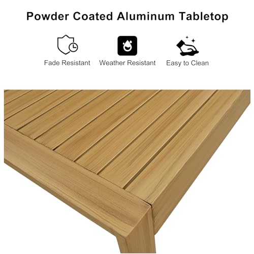 3 Pieces Outdoor Counter Height Bar Stools Set G460279
