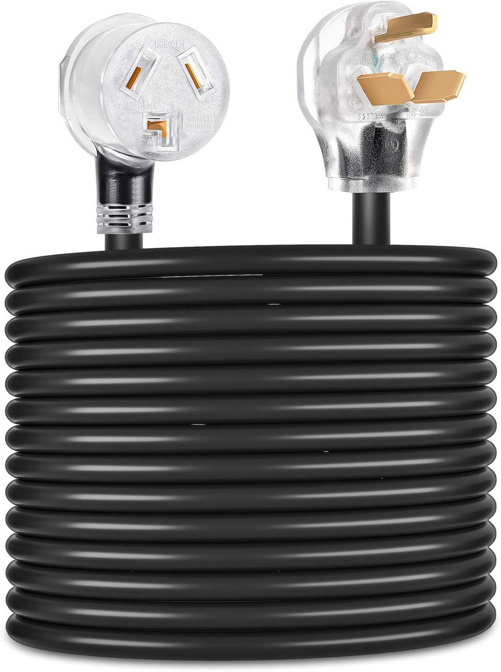 Dryer Extension Cord 3 Prong, 30 Amp, NEMA 10-30P to 10-30R, 125V/250V, 50 Feet H41404