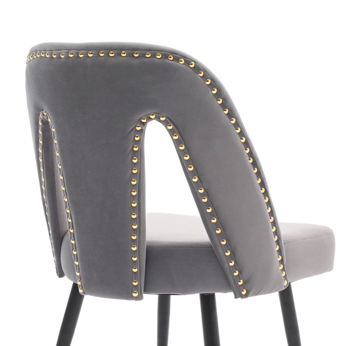 Velvet Upholstered Dining Chairs Set of 6 M3565