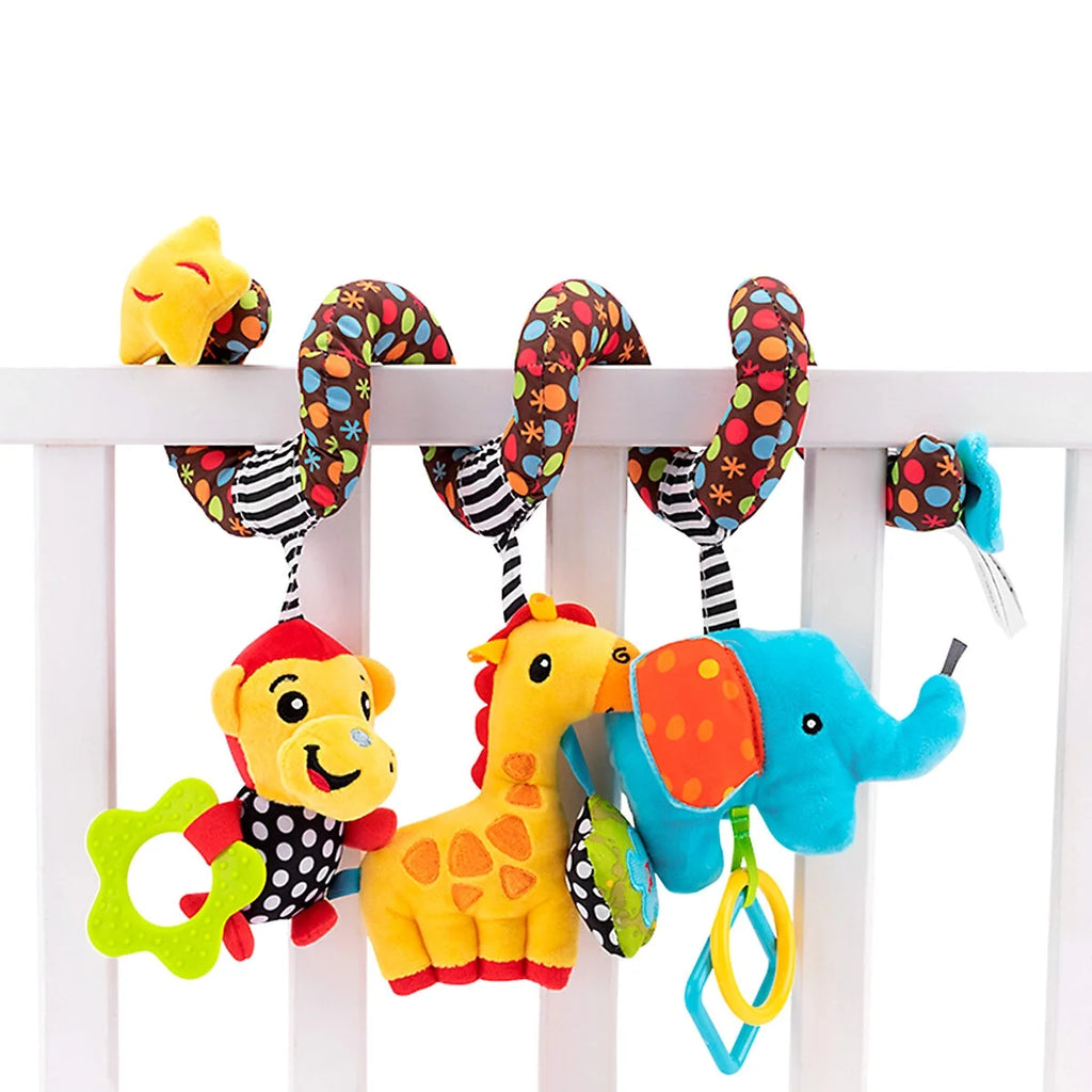 Infant Baby Activity Spiral Bed & Stroller Toy Plush Toy B2718