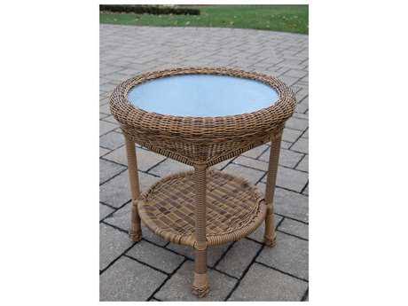 Resin Wicker End Table Z20006