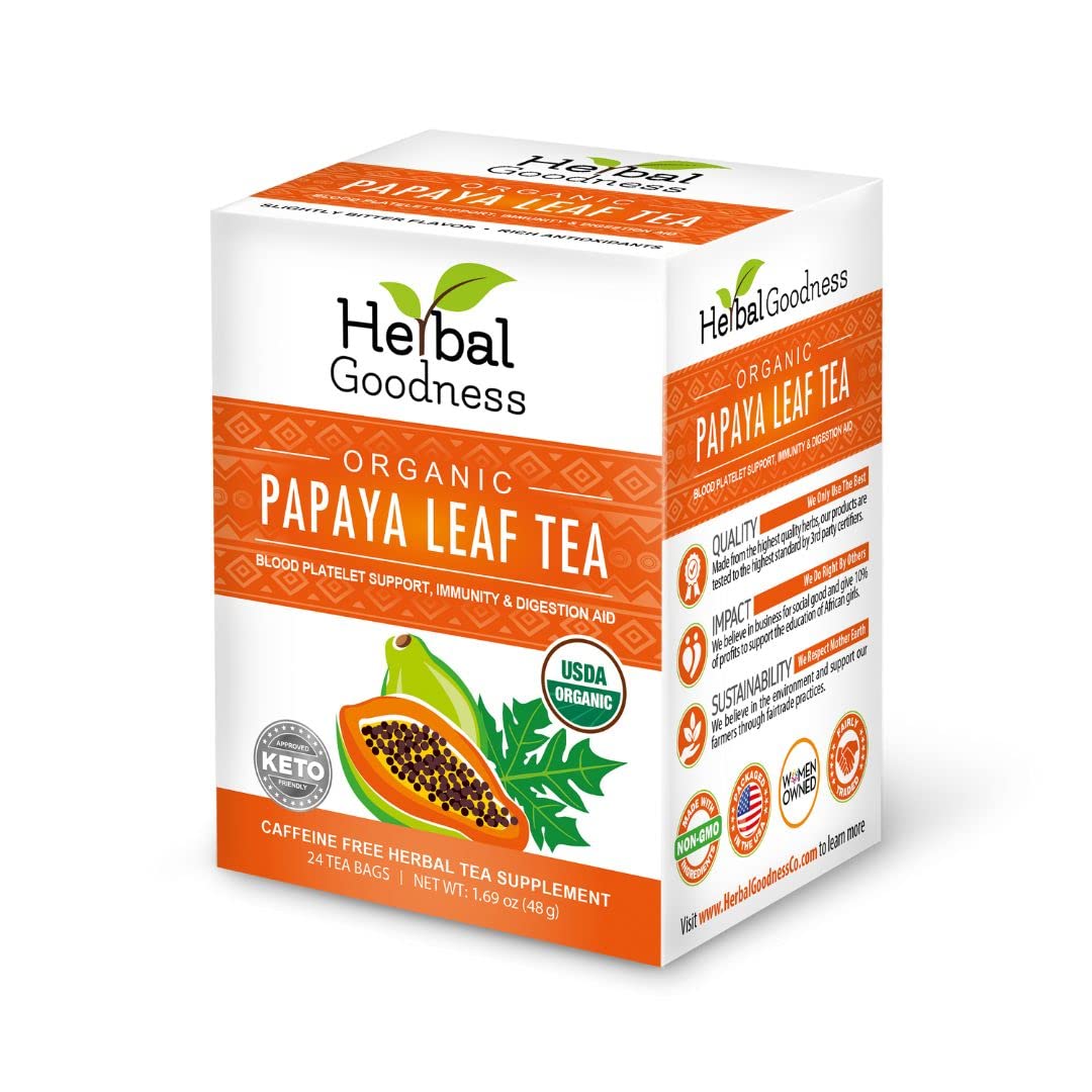 Organic Papaya Leaf Extract Tea 24bags S11267