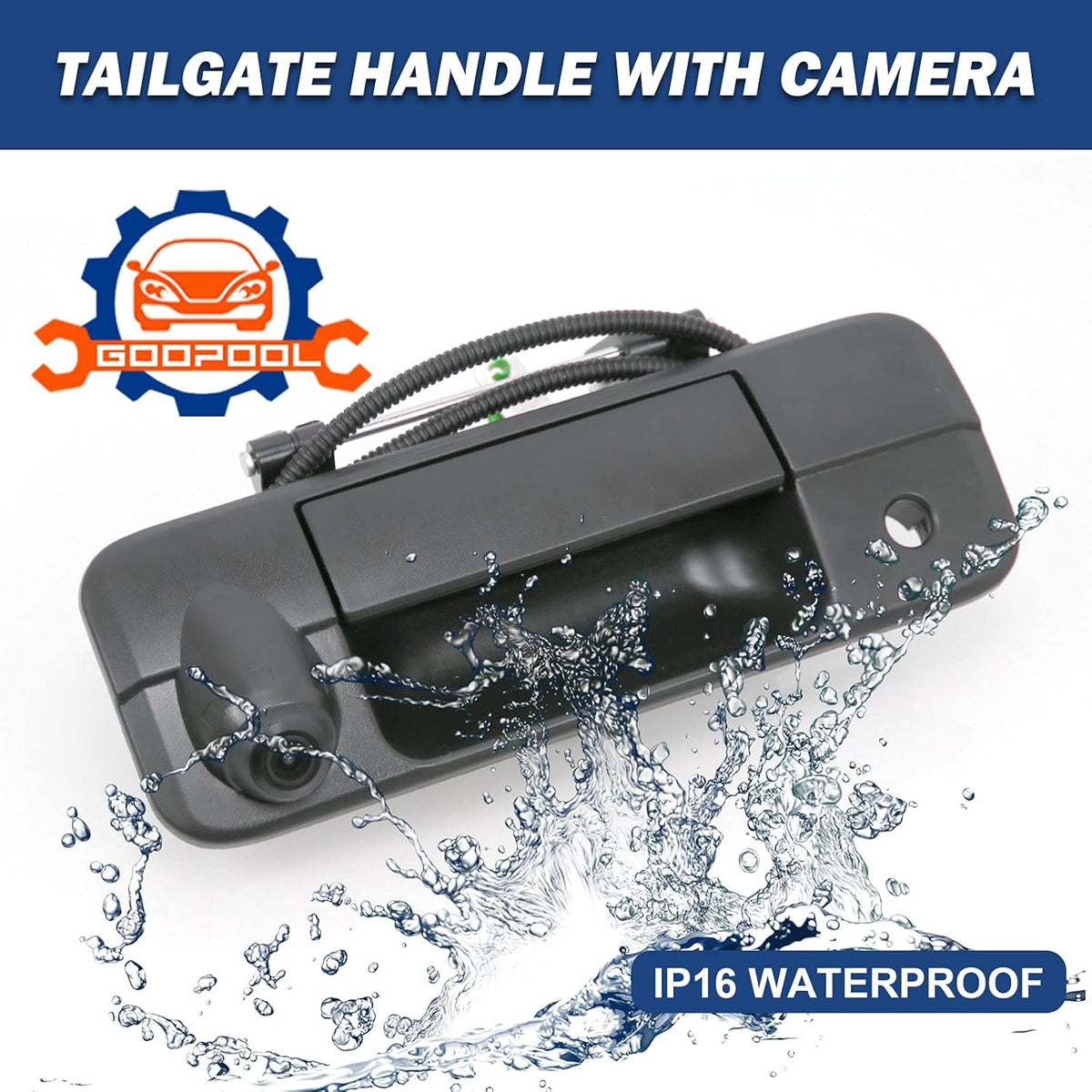 Tailgate Backup Camera Rear View Handle A3735