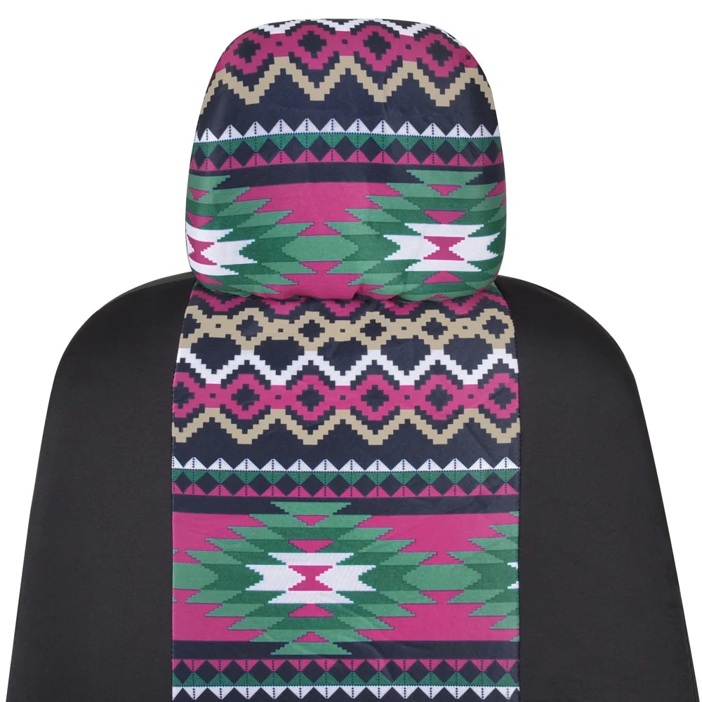 Two Tone Pattern Car Seat Covers R9035