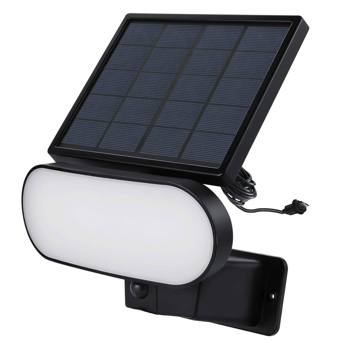 2-in-1 Solar Panel Charger & Security Light (Black) M905069
