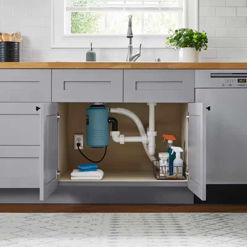 1 hp Continuous Feed Garbage Disposal with Power Cord I981406
