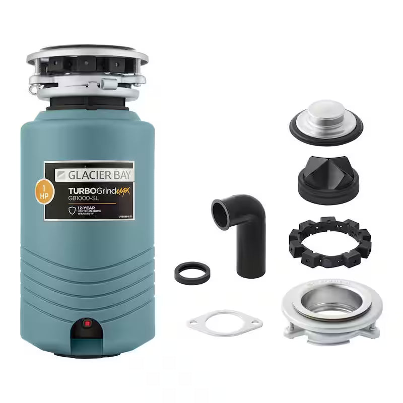 1 hp Continuous Feed Garbage Disposal with Power Cord I981406
