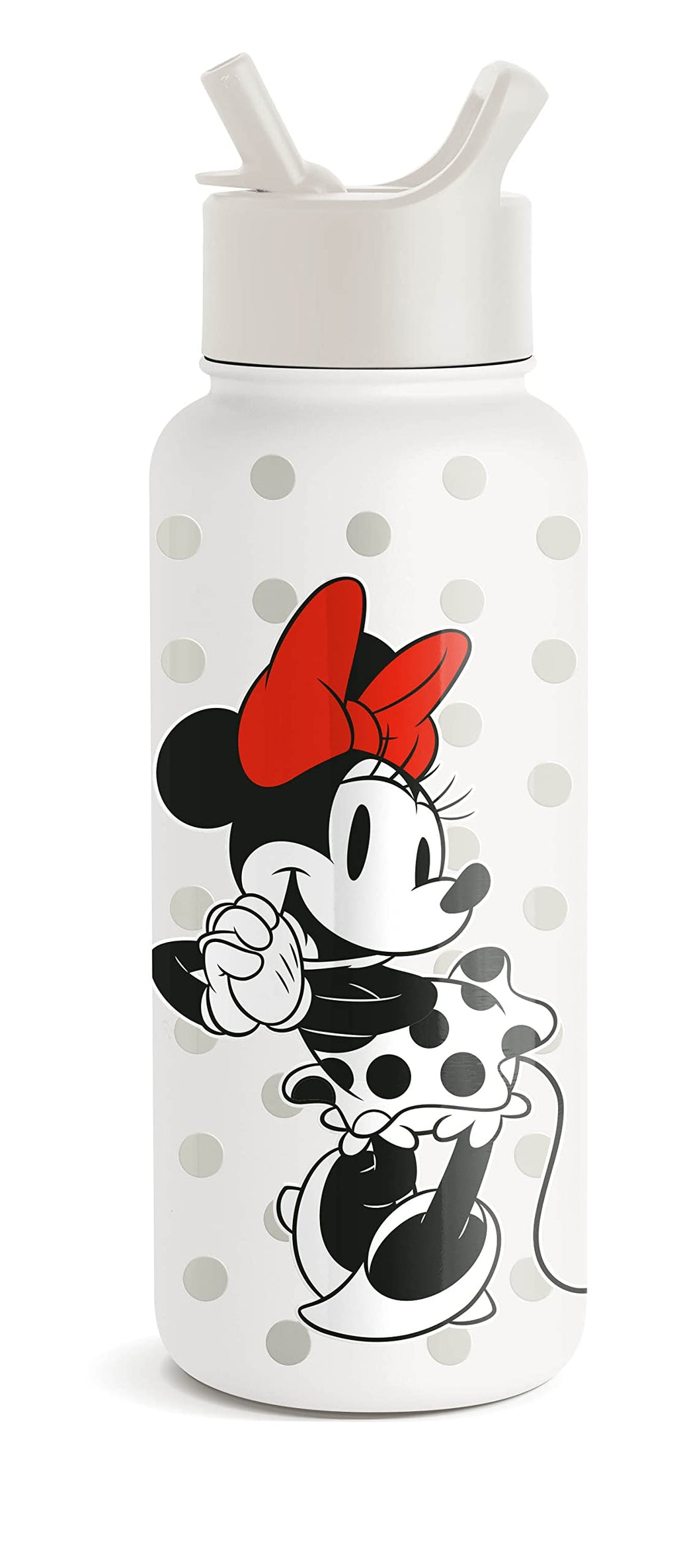 32oz Insulated Stainless Steel Water Bottle with Straw Lid P9068