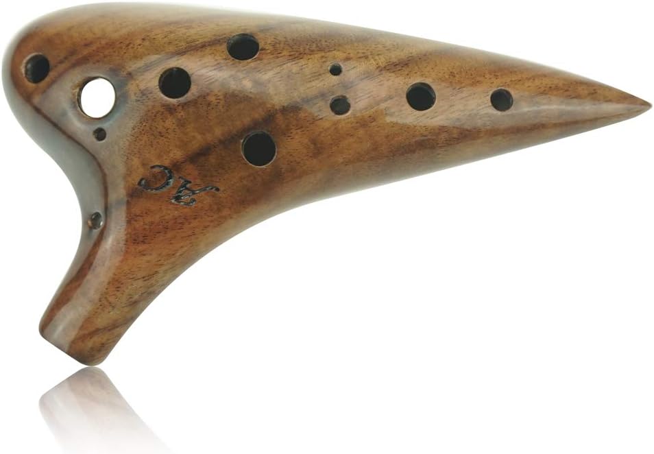 12 Hole Alto C Acacia Wood Ocarina Z44359