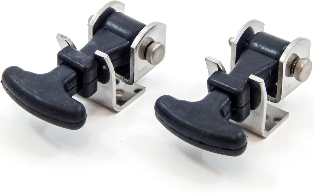 20 Piece Stainless Steel T Handle Latch Catch Hold-Down 2.5 Inch Draw Hardware Replacement Y2175