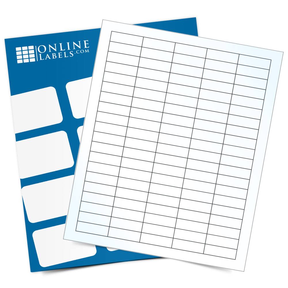 Clear Gloss Rectangle Labels 100 Sheets V950986