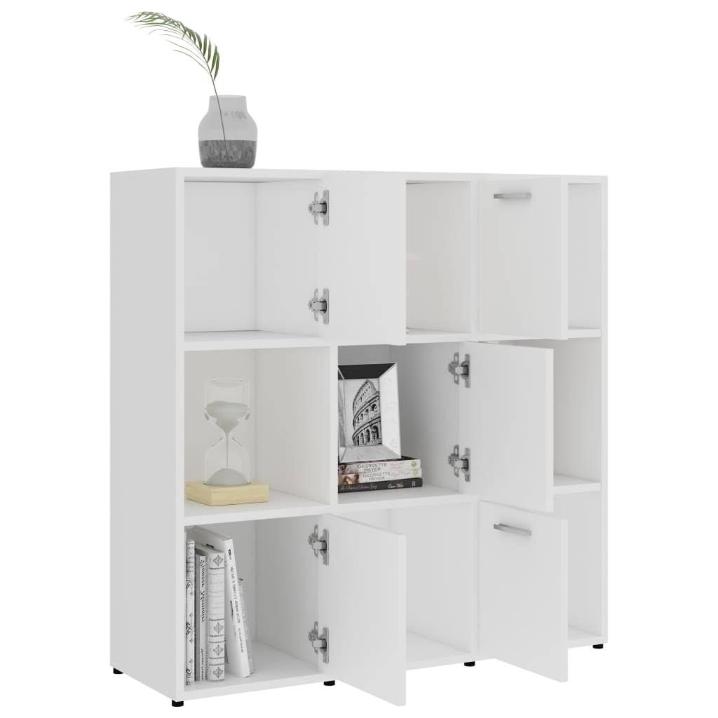 White Book Cabinet Chipboard U536