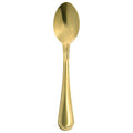 18/0 Gold Stainless Steel Dessert Spoon - 36/Case I875807