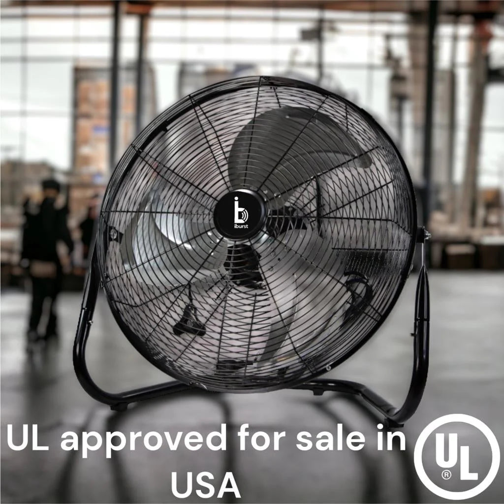 White 3-Speed Dual Blade Window Fan H6557