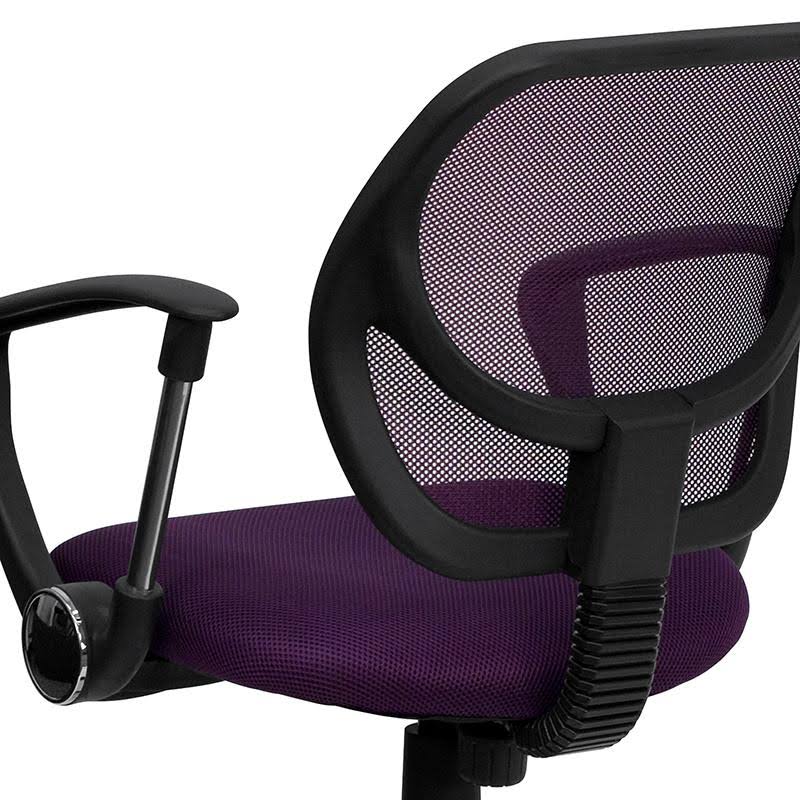 Red Mesh Mid Back Task Chair E645