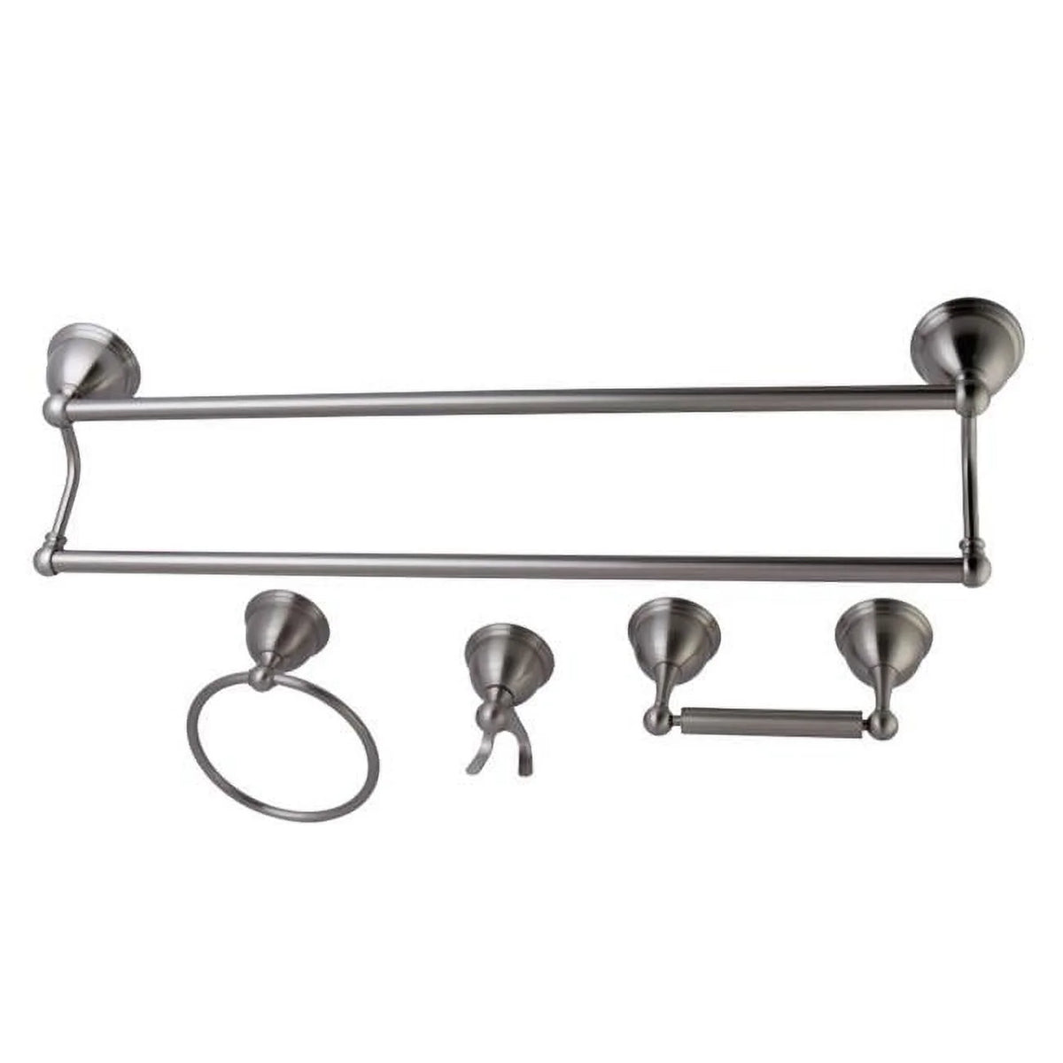 Brushed Nickel 4 Piece Bathroom Hardware H842069