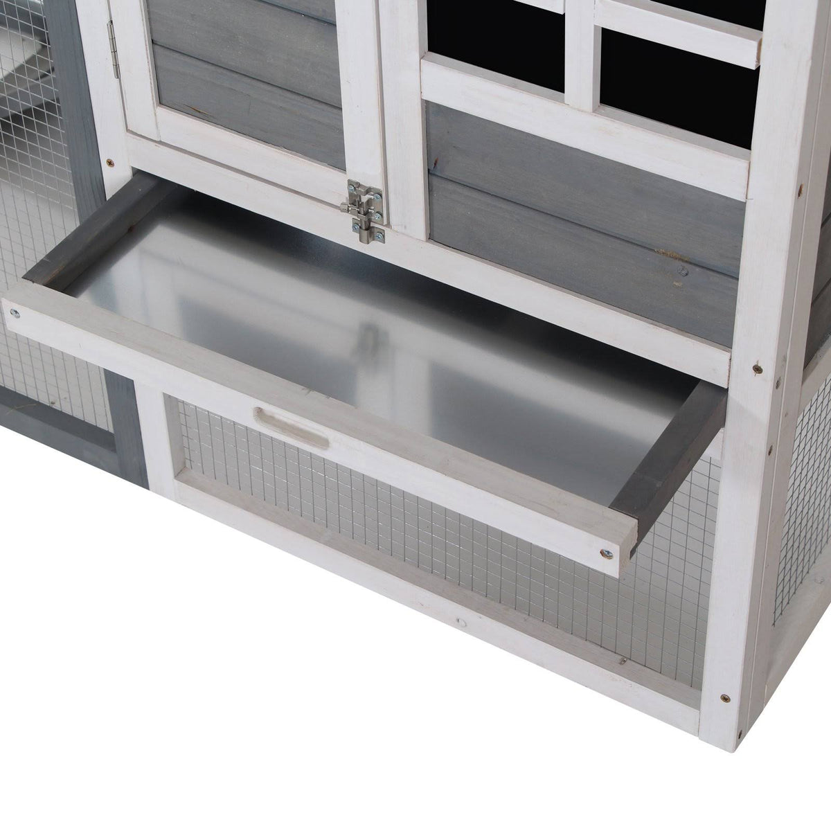 Outdoor Wooden Rabbit Hutch with Run P3703