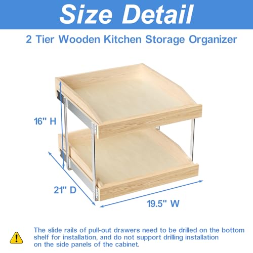 2-Tier Pull Out Cabinet Organizer G424977