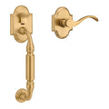 Vintage Brass Left Handed Handleset K8837