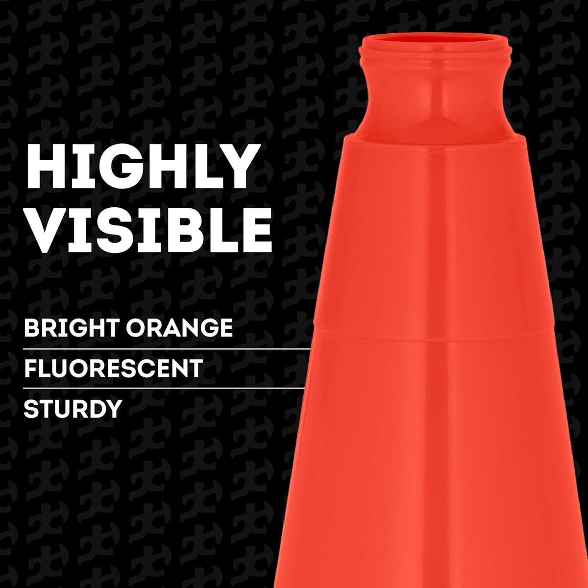 Orange PVC Plastic Traffic Cones U684911
