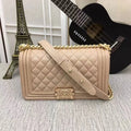Yellowish Brown Medium Handbag X8232