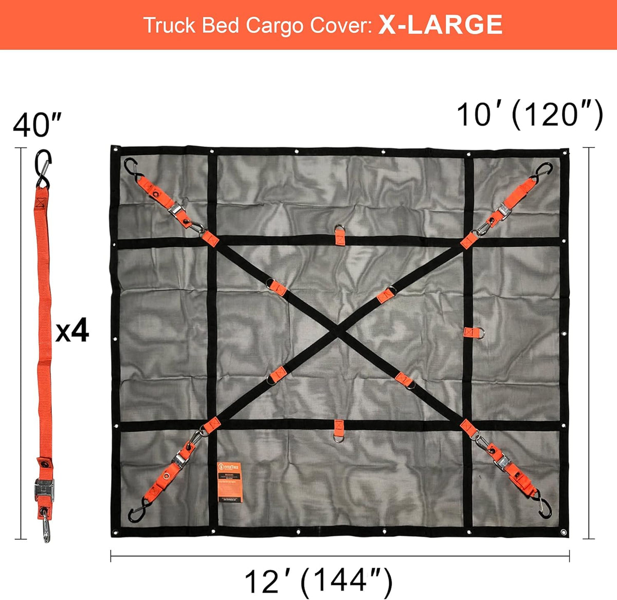 Heavy Duty Cargo Net 10' x 12' O597683