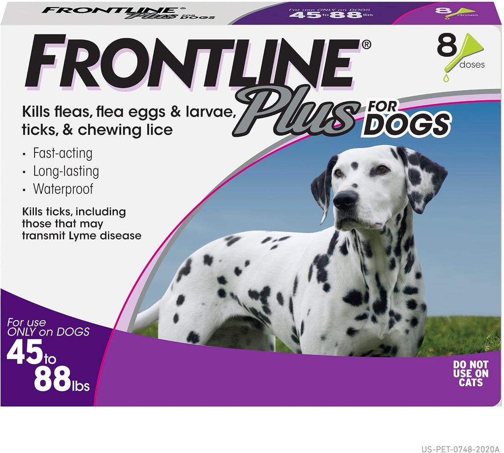 Flea and Tick Treatment for Dogs, 8 Doses K1243