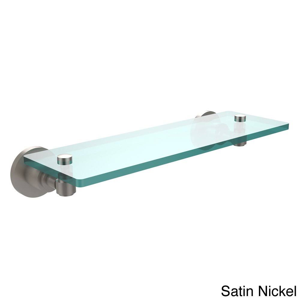 16x22 Glass Vanity Shelf with Beveled Edges Oil Rubbed Bronze B686