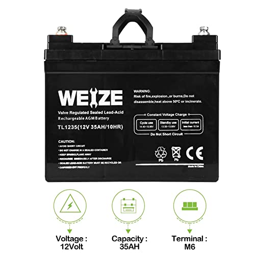 12 Volt 100Ah Deep Cycle AGM Battery H157873