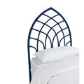 Navy Blue Twin Open-Frame Headboard Z49402