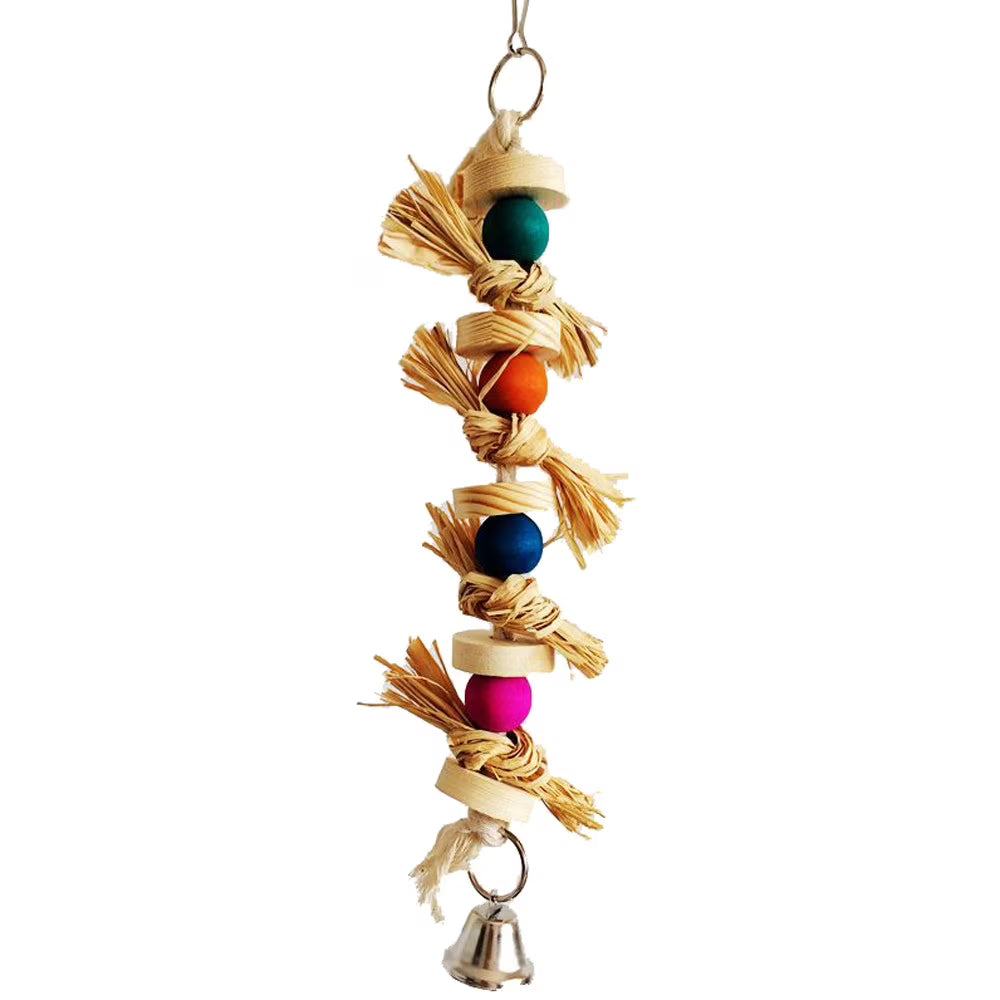 Parakeet Chewing Toy Swing Ball Loofah Vine J34065
