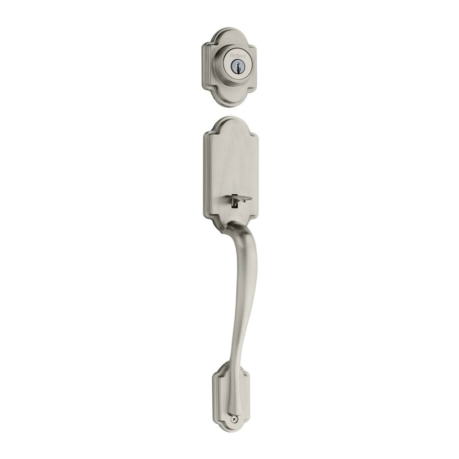 Satin Nickel Single Cylinder Exterior Handleset N3770