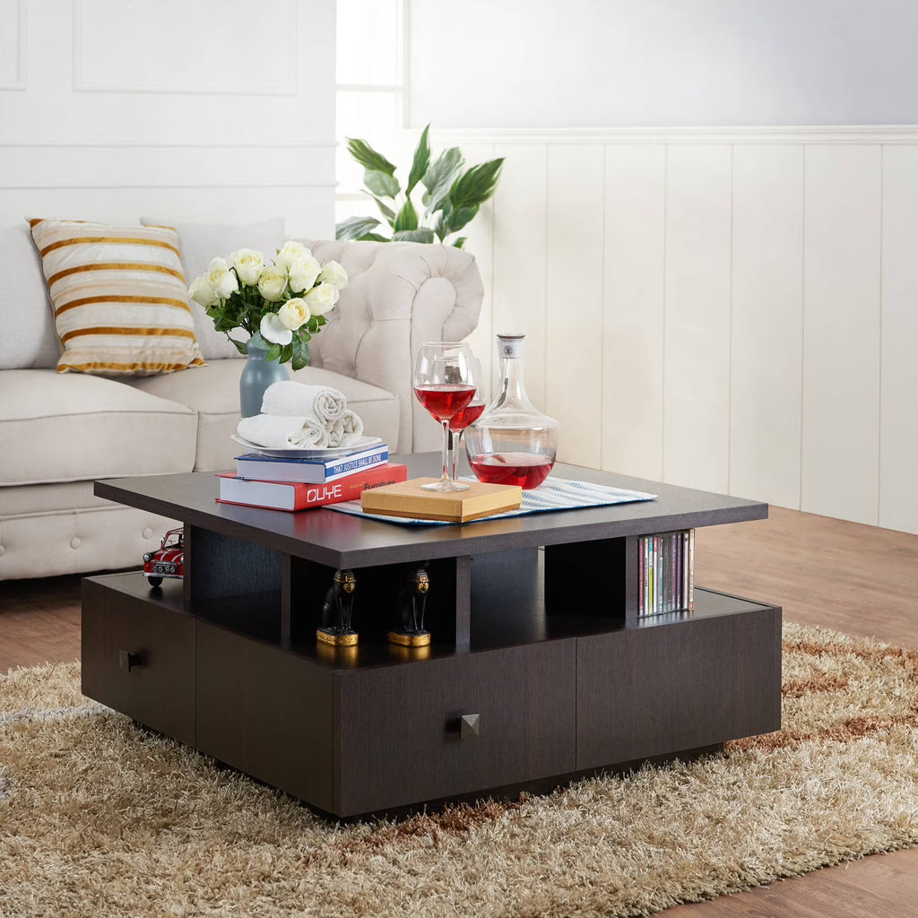 Espresso Storage Coffee Table A5104
