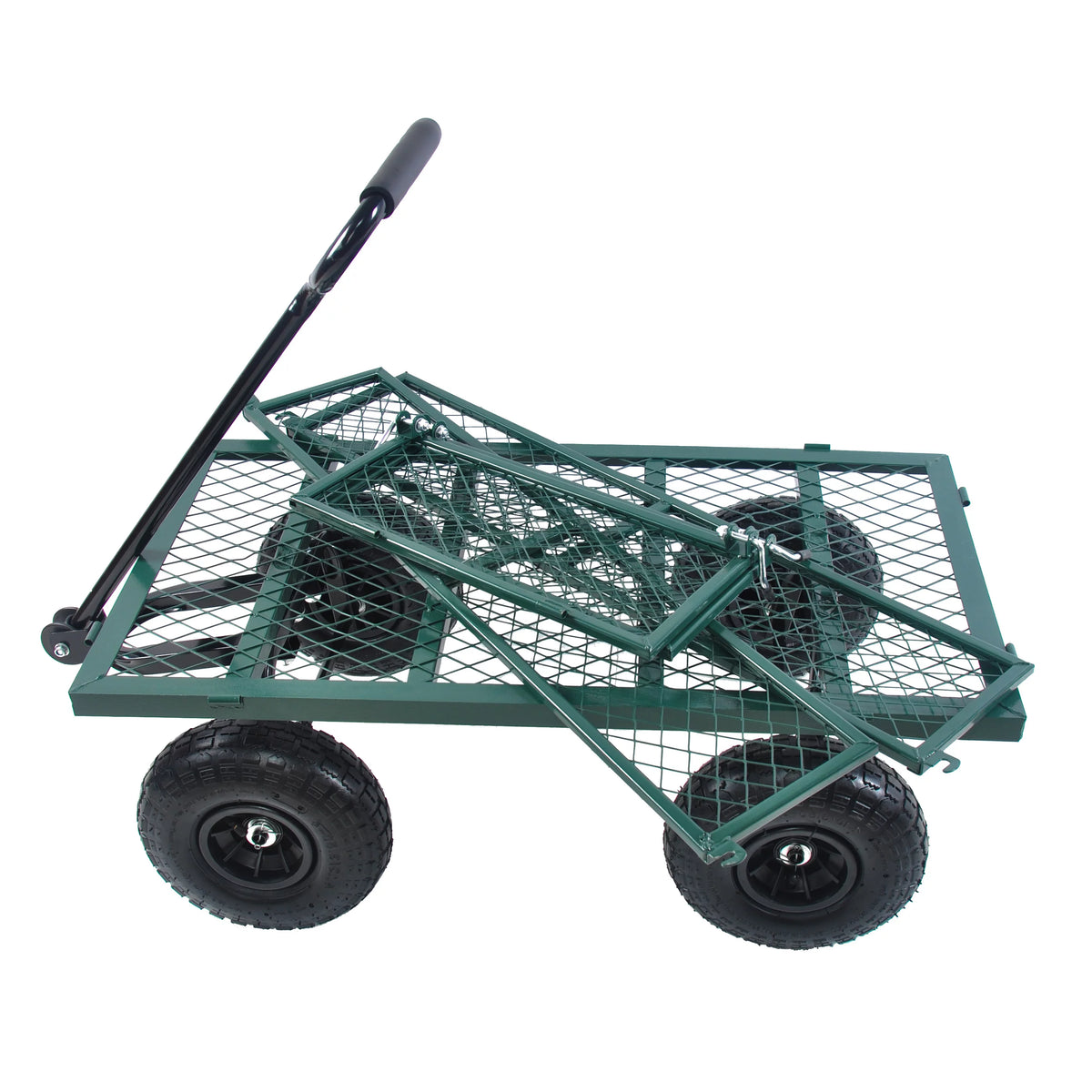 Heavy-Duty Wagon Cart Garden Cart 550lb Capacity Z3361