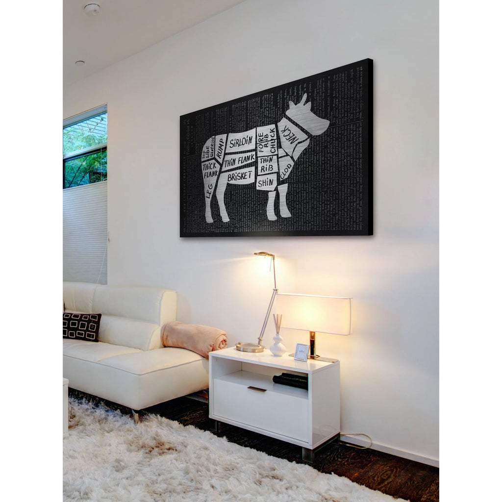 Painting Print on Brushed Aluminum Z67008