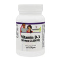 Vitamin D-3 50mcg Vegetarian Softgels 250 Count V39376