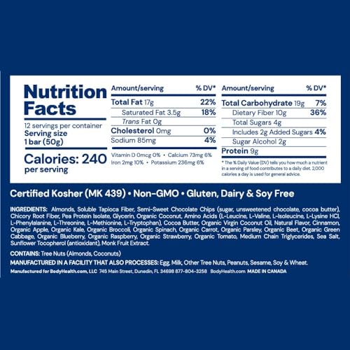 Blondie 12 Pack Protein Energy Snack Bar with 10g of Protein G783