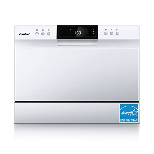 Black Countertop Portable Dishwasher, 6 Place Settings F297515