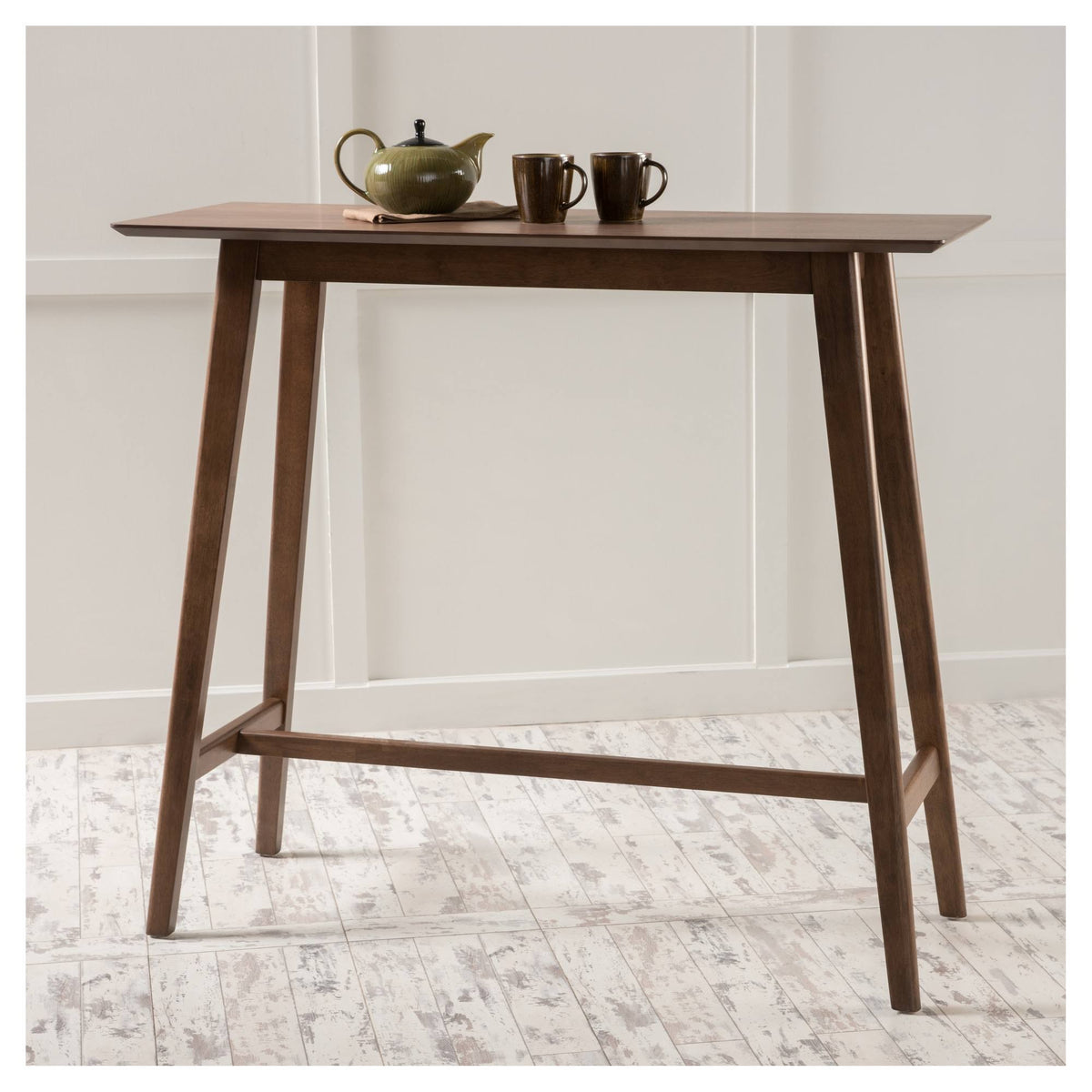 Natural Walnut Brown Bar Table H1971