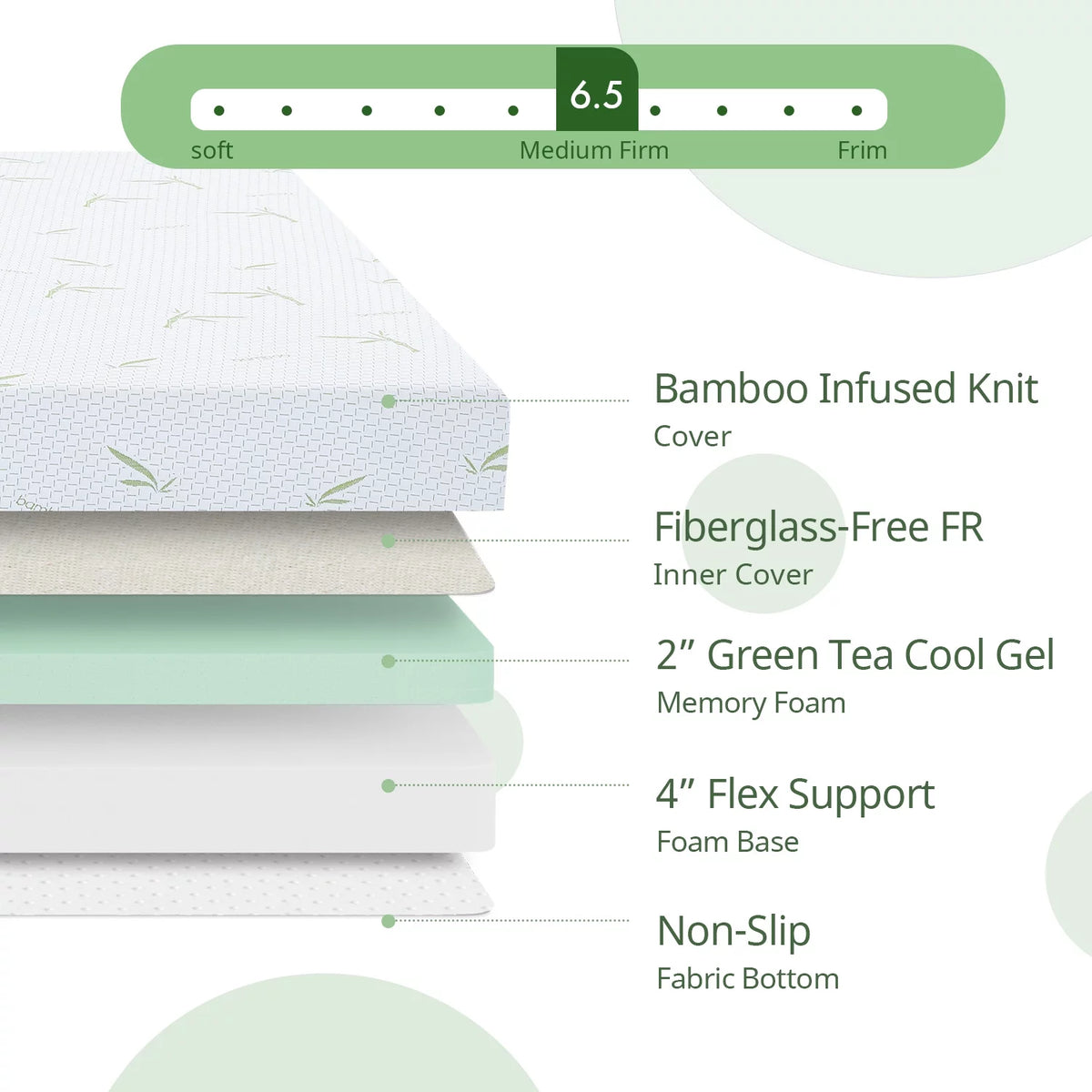 8 inch Memory Foam Twin Mattress G893