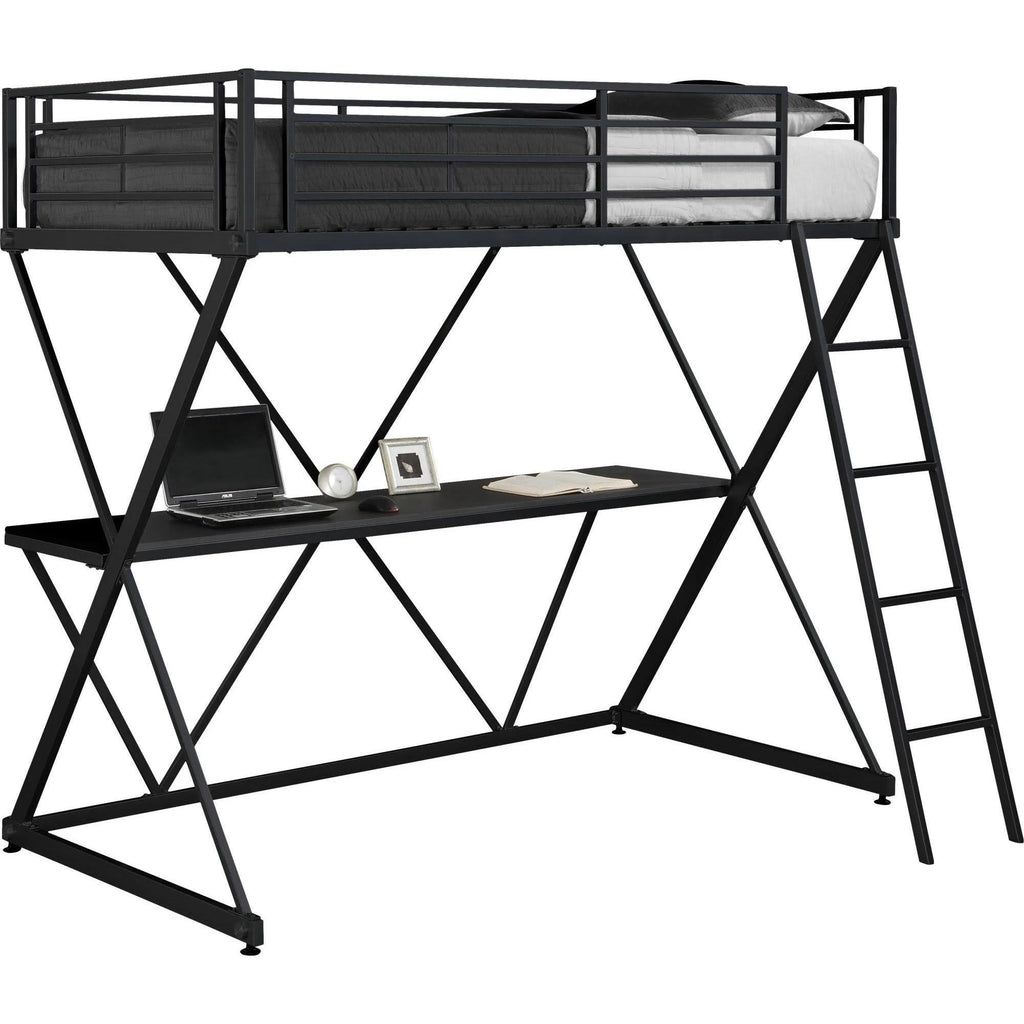 Black Loft Bed B47891