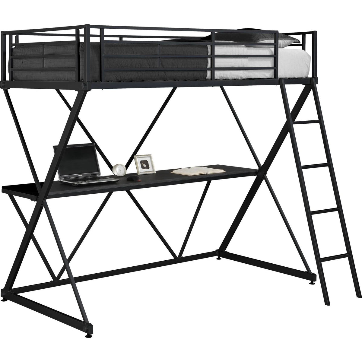 Black Loft Bed B47891