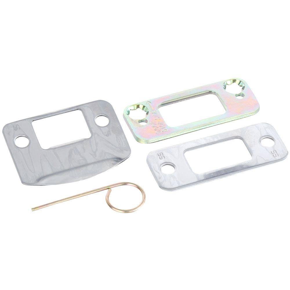 Satin Nickel Keypad Combo Pack with Accent Lever E367485