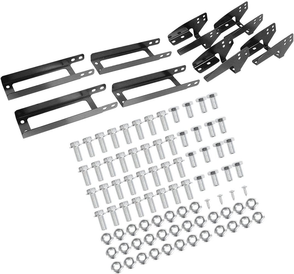 Black Side Step Nerf Bar Running Board B279