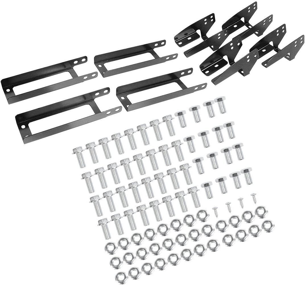 Black Side Step Nerf Bar Running Board B279