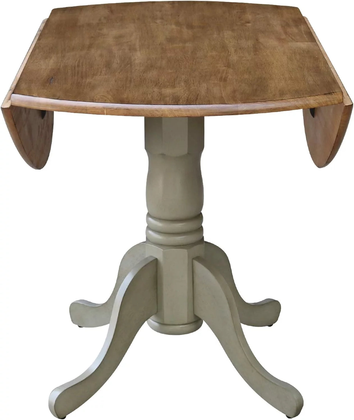 42 Drop Leaf Dining Table Distressed Hickory V719098