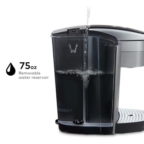 Brushed Slate Single Serve K-Cup Pod Coffee Maker N278985